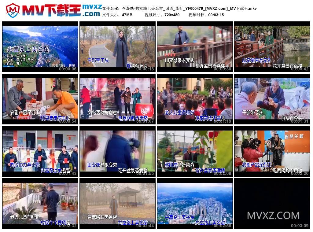 李湜镌-共富路上美名留_国语_流行_YF600479